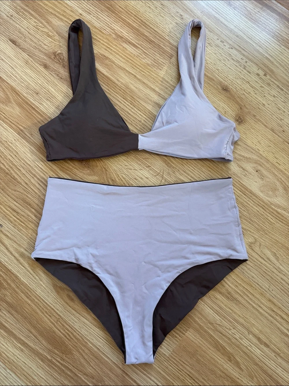 L*Space Two-Tone Reversible Bikini Set ✨ size L - Picture 2 of 8